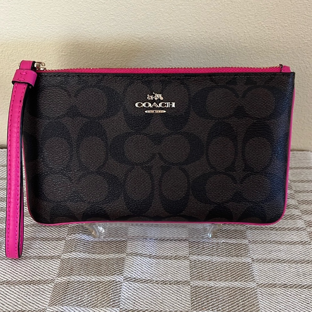 Coach Wristlet with Strap
